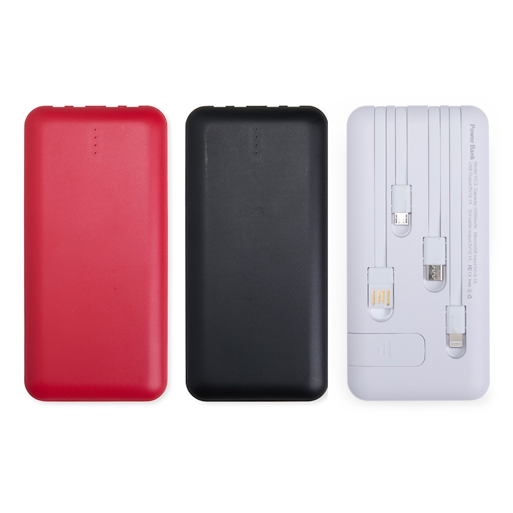 Power Bank 10.000mAh com Lanterna e Multissaídas